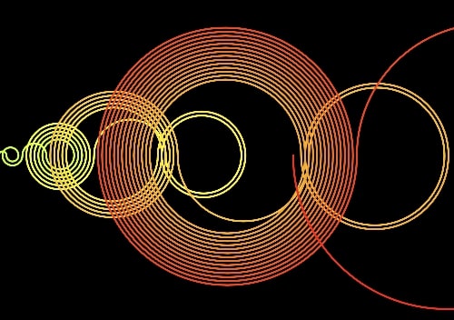 Recama sequence visualization