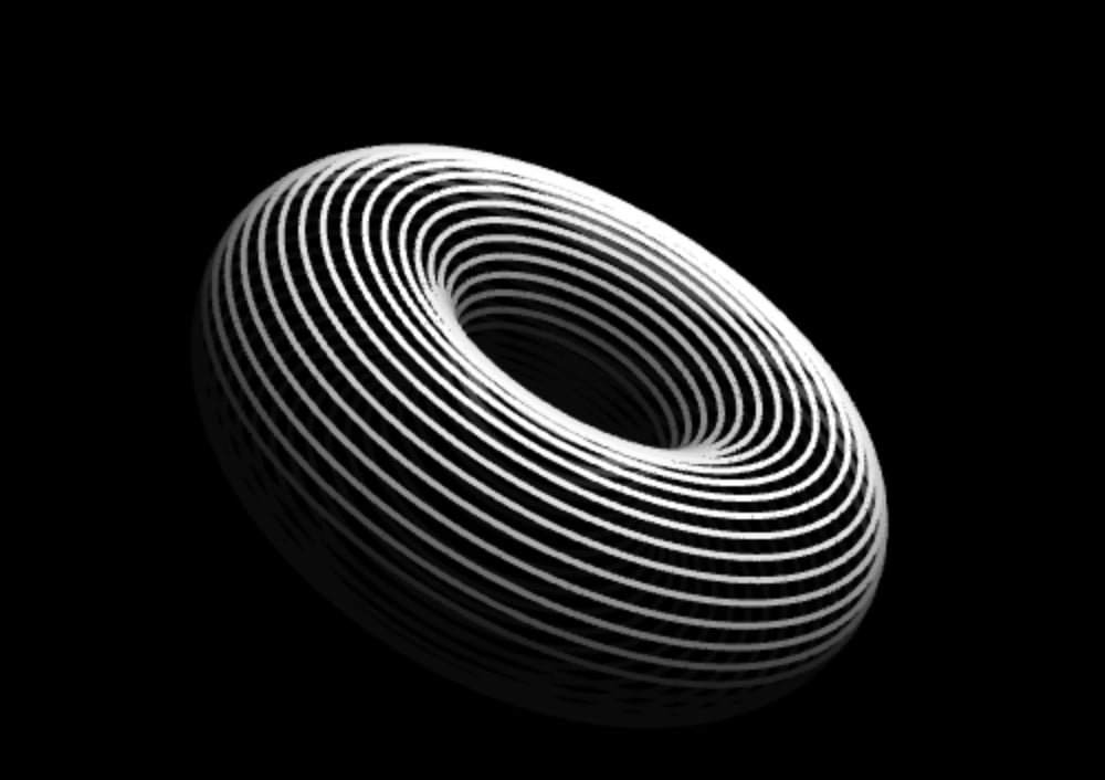 Moire patter - Torus